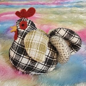 Mini Plush Farmhouse/Country Rooster Decoration